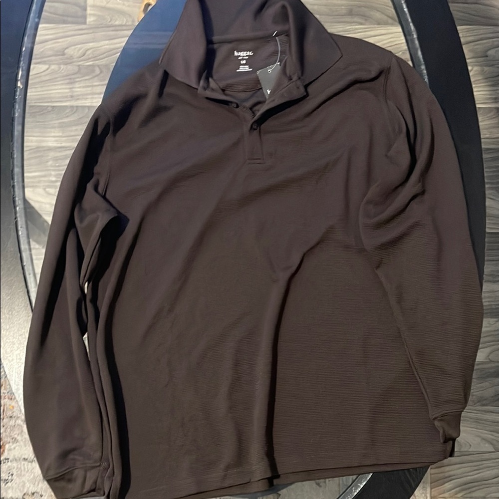 Black‎ Long Sleeve Polo Shirt